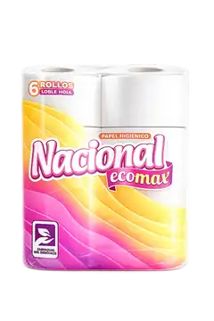 Papel Higiénico Nacional EcoMax 6 Rollos