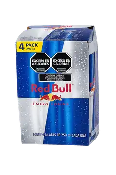 Red Bull 4 Pack 250ml